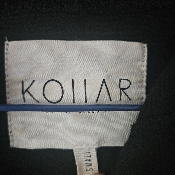 Kollar Black The Wooly Hoodie Top Size Small - Picture 9 of 12